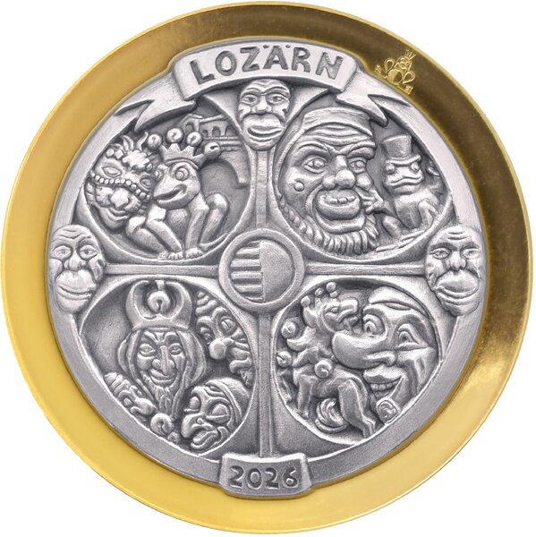 Goldplakette nummeriert